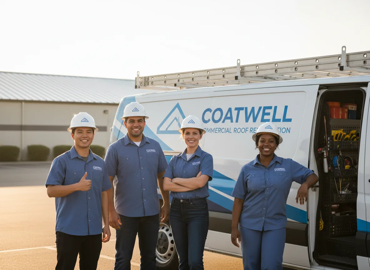 Commercial roof coating company in Garden City, ID
